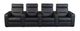 Salamander Designs® TC3 AV Basics Black Four-Seat Power Reclining Theater Seating-1