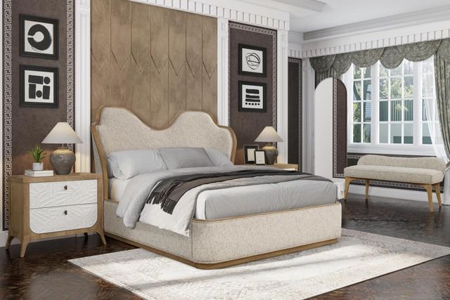 Bernards Tapestry Two Tone Accent Drawer Chest-1