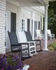 C.R. Plastic Generation Line Black Porch Rocker-4