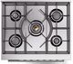 Ilve® Professional Plus II Series 30" Blue Gray Pro Style Dual Fuel Range-4
