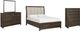 Signature Design by Ashley® Brueban 4-Piece Chestnut Brown/Gray Queen Panel Storage Bed Set-0