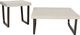 Signature Design by Ashley® Westenfort 2-Piece Gray Occasional Table with Espresso Base Set-0