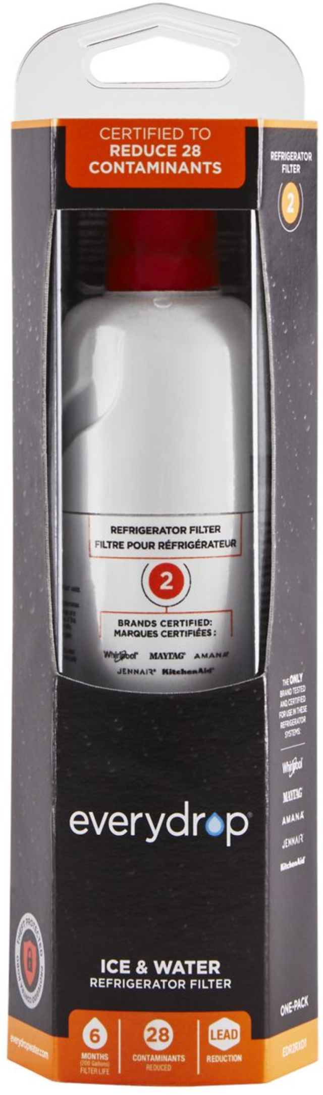 Whirlpool® everydrop® Refrigerator Water Filter 2-1