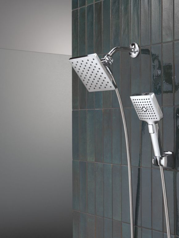 Delta Universal Showering Chrome 5-Setting Two-in-One Combination Shower with Additional Mount-1