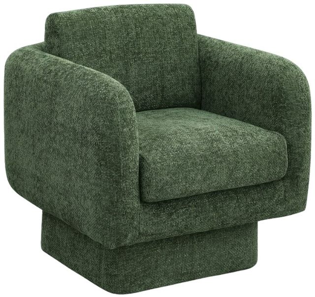 Meridian Furniture Alessandra Green Swivel Accent Chair-0