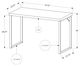 Monarch Specialties Inc. White 48" Computer Desk-4