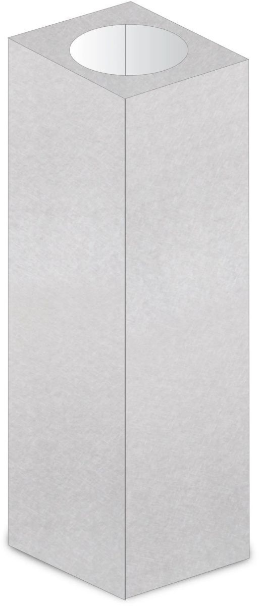 ZLINE 61" Fingerprint Resistant Satin Stainless Steel Chimney Extension-0