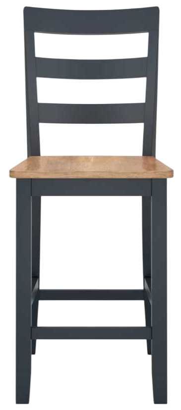 Signature Design by Ashley® Gesthaven Blue/Natural Barstool-1