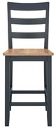 Signature Design by Ashley® Gesthaven Blue/Natural Barstool-1