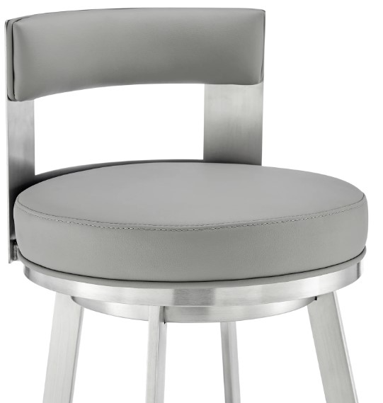 Armen Living Flynn Swivel Bar Stool - Thumbnail 5