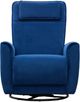 Fauteuil inclinable à bascule manuel de Elran Relaxon - Bleu-1