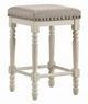 ACME Furniture Tasnim 2-Piece Antique Tan/White Counter Stool Set-0