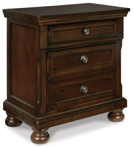 Millennium® by Ashley Porter 6-Piece Rustic Brown California King Sleigh Bed Set-5