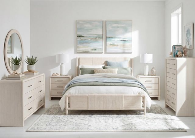 Legacy Classic Maren Fresh Canvas California King Woven Panel Bed-1