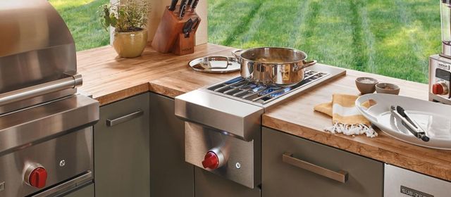 Wolf® 13" Stainless Steel Side Liquid Propane Burner-3