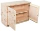 Forty West Honey Burlwood Console-4