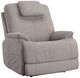 Flexsteel® Zecliner M1 Light Dove Gray Power Lift and Sleep Recliner with Power Headrest and Lumbar-0
