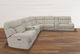 Man Wah Taupe 7 Piece Power Reclining Sectional-4