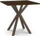 Amisco Customizable Asterisk Square Counter-Height Table with Starburst Stand-0