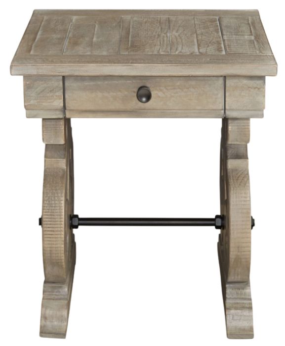 Magnussen Home® Tinley Park Dovetail Gray End Table-3