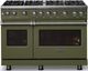 Viking® 5 Series 48" Martini Pro Style Gas (LP) Range with Polished Chrome Trim-3
