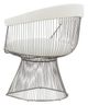 VIG Furniture Modrest Chandler Silver/White Dining Chair-2