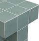 TOV Furniture Alma Tile Green Concrete Indoor/Outdoor Side Table-5