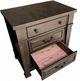 Furniture of America® Huddersfield Dark Walnut Nightstand-3