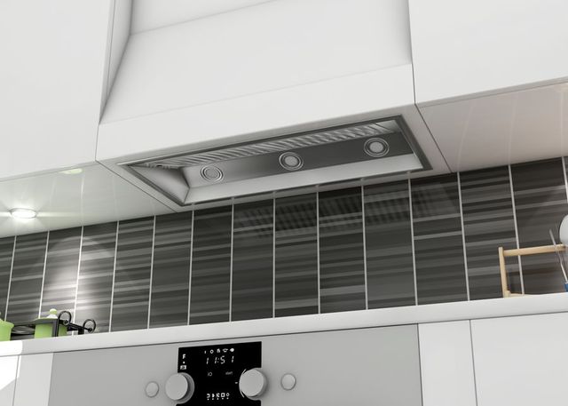 Clearance ZLINE 34" Stainless Steel Indoor-Outdoor Wall Mount Range Hood Insert-1