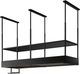 Falmec Spazio 70" Painted Black Steel Island Range Hood-1