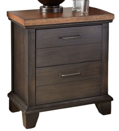 Steve Silver Co. Bear Creek 4-Piece Camel/Sabel King Panel Bedroom Set-3