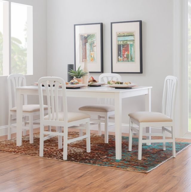 Linon Paxton 2-Piece Beige/White Gray Dining Chair Set-1