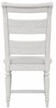 Bernards Bellamy Lane Whitewash Ladder Back Dining Side Chair-3