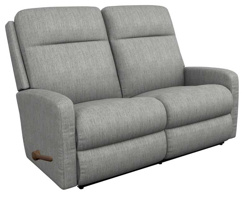 #23-2987 らむね La-Z-Boy® Finley Smoke Manual Wall Reclining Loveseat | Dewey