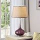 Furniture of America® Fay Purple Table Lamp-1