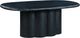 TOV Furniture Elika Black Oval Dining Table-0