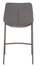 Zuo® Modern Magnus Slate Gray/Walnut Counter Stool-2