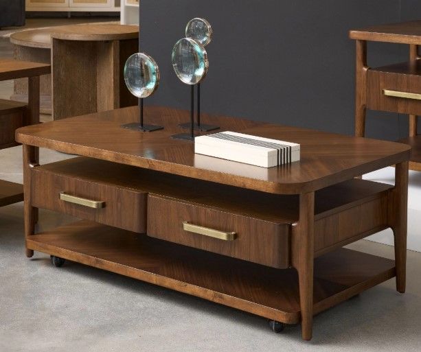 Riverside Furniture Delia Nouveau Walnut Cocktail Table-1
