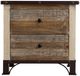 International Furniture Direct Antique Brown Nightstand-3