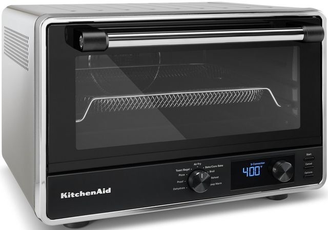 KitchenAid® 16" Contour Silver Countertop Oven-2