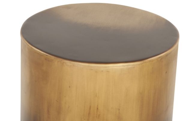 Home Trends & Design Moab Oxidized Brass Side Table-1