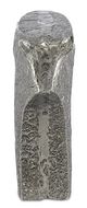 Currey & Company Sampson Textured Silver Large Bull-2