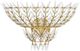 Currey & Company Magnum Opus Brass/White Wall Sconce-0