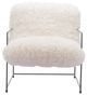 Zuo® Modern Pelut Black/White Accent Chair-1