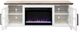 Legends Home Providence Bourbon/White 66" Fireplace Console-4