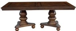 Mazin Furniture Lordsburg Brown Cherry Dining Table-0