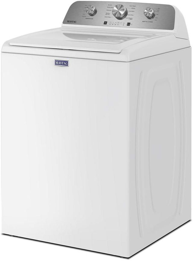 Maytag® 4.8 Cu. Ft. White Agitator Top Load Washer-3