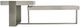 Bernhardt Tempo Larza Cocktail Table Satin Nickel Base-3