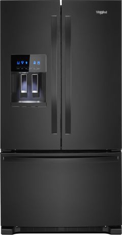 Whirlpool® 36 in. 24.7 Cu. Ft. Black Freestanding French Door Refrigerator