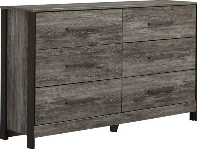 Signature Design by Ashley® Cazenfeld 4-Piece Black/Gray King Panel Bed Set-2
